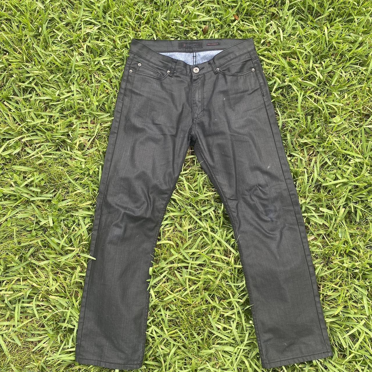 Waxed Denim Jeans Depop