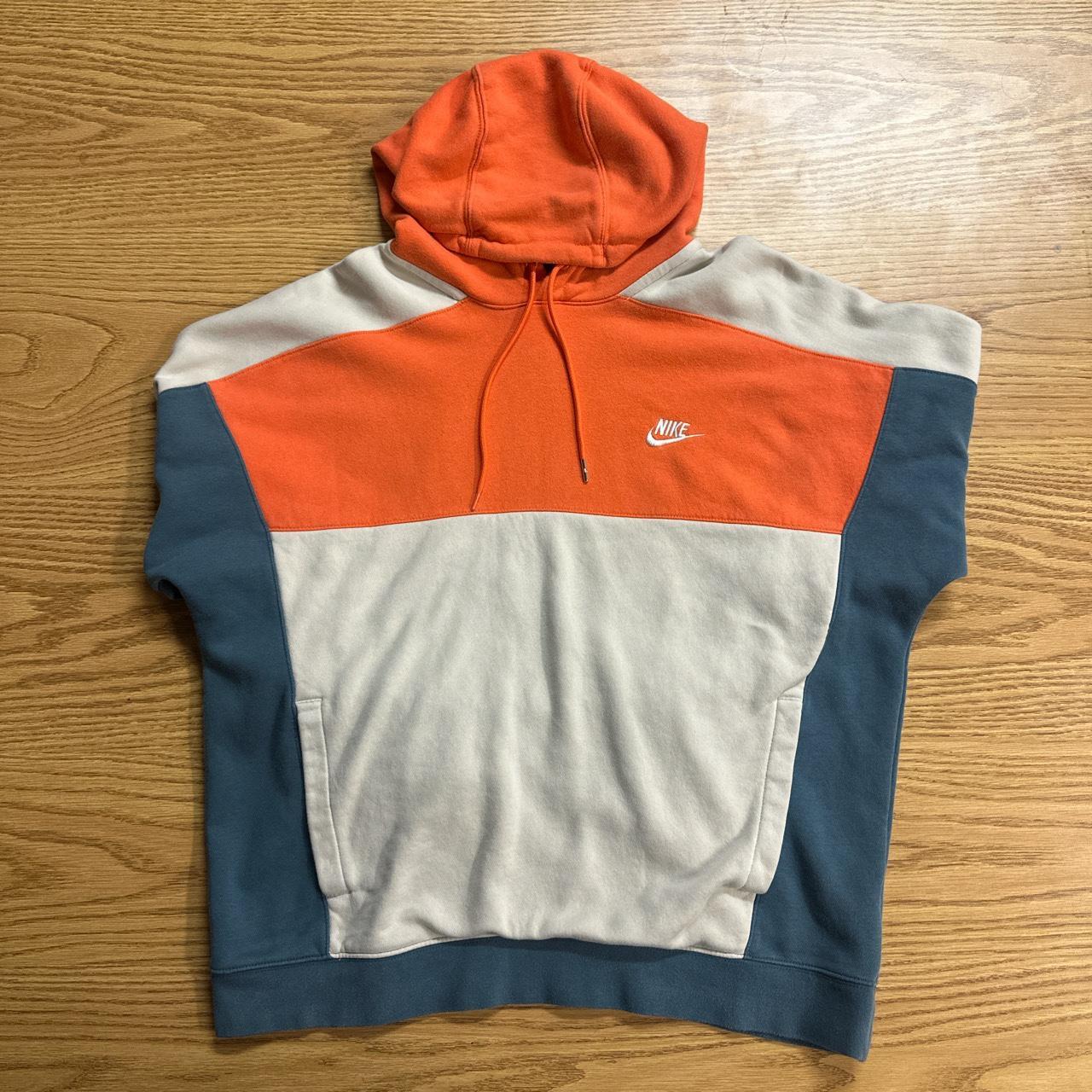 Blue and discount orange nike hoodie