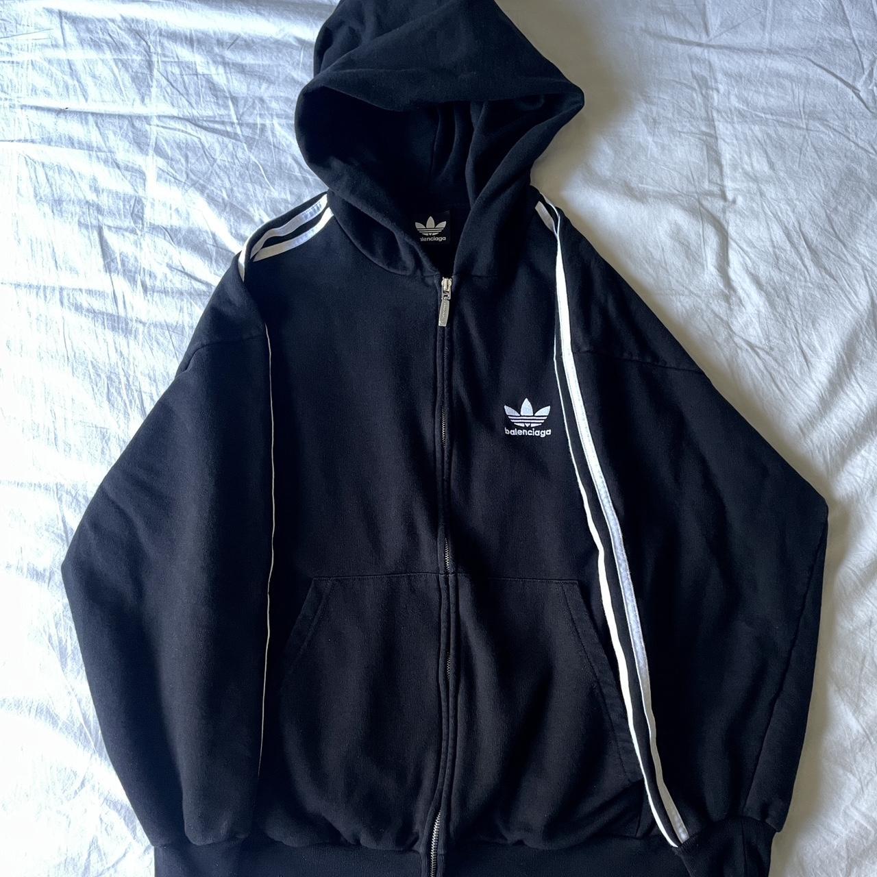 Balenciaga x Adidas Zip Up Hoodie From the... - Depop