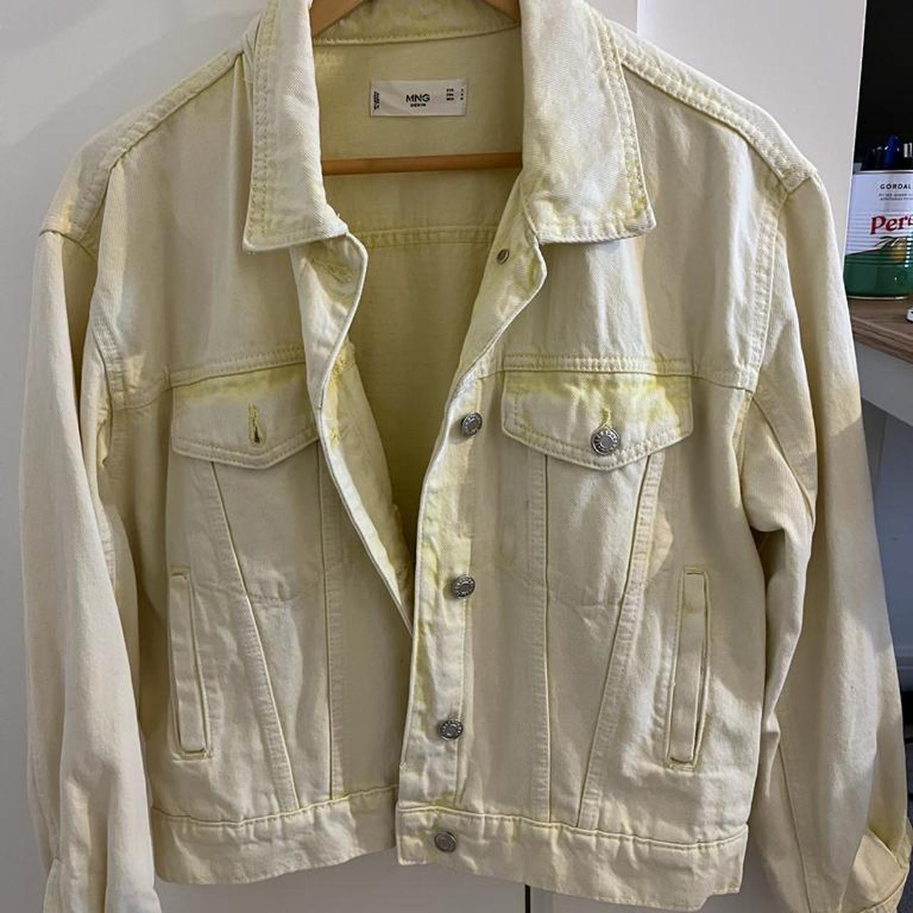 Light yellow shop jean jacket