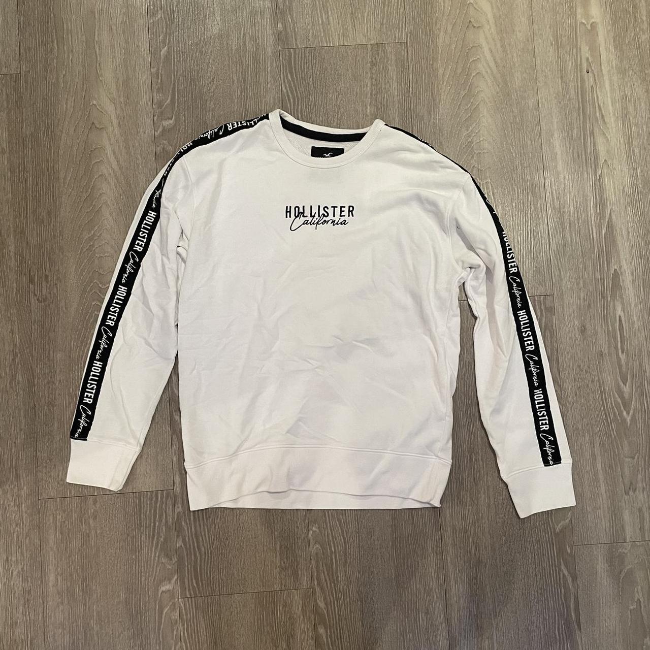 Like new white Hollister California jumper Depop