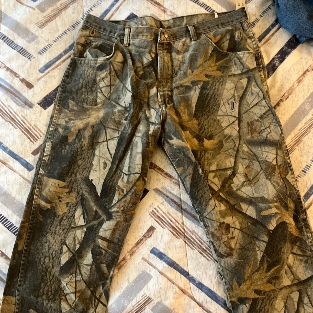 Real Tree Camo baggy jeans sematary style 40x32 | Depop