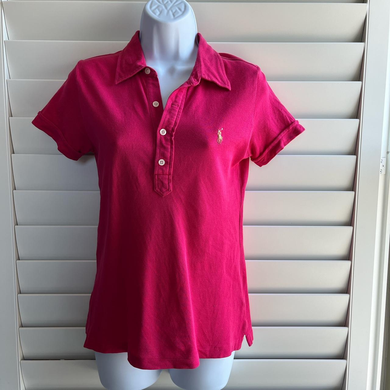 Ralph Lauren Slim Fit Polo Women’s shirt-sleeve... - Depop