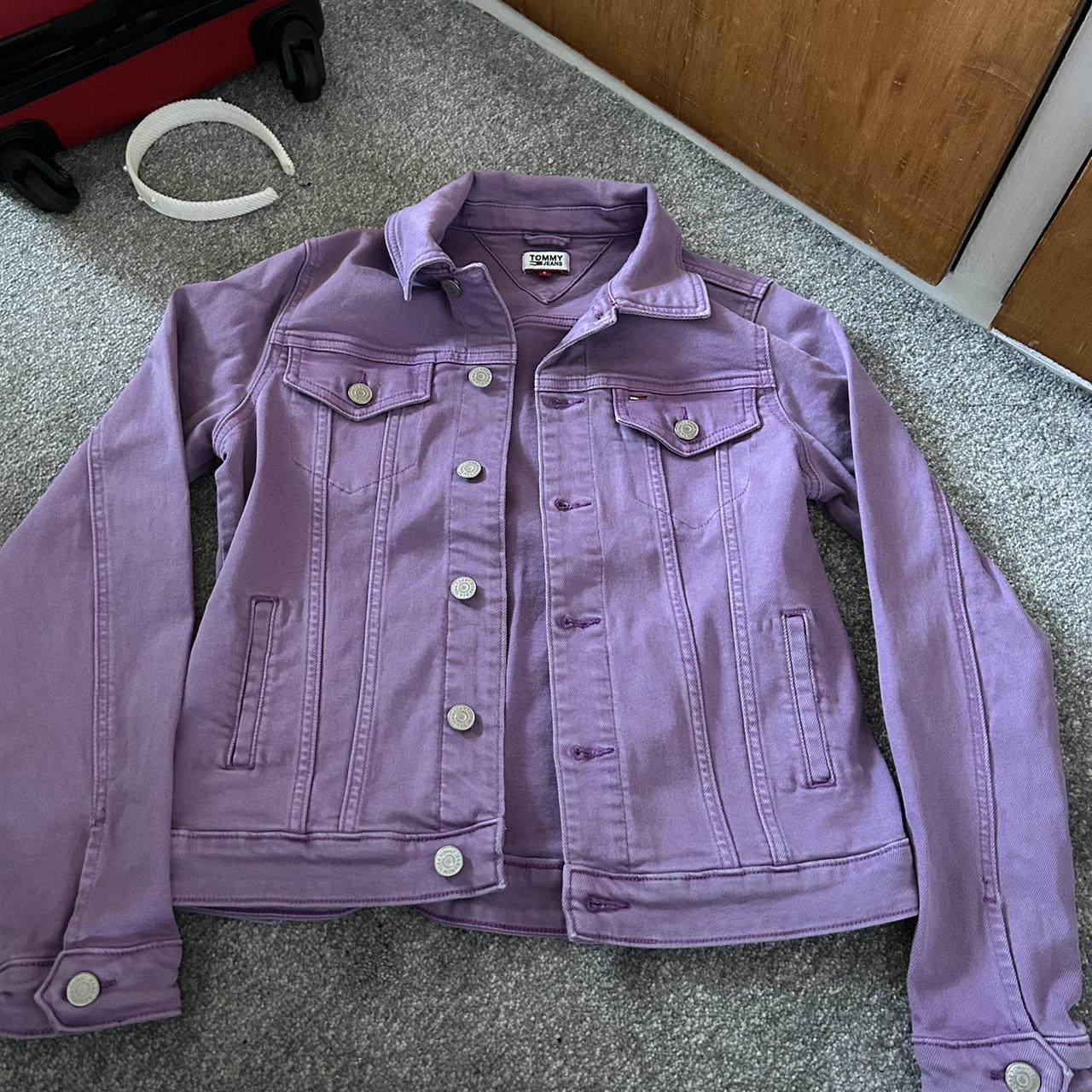 Tommy hilfiger hot sale purple jacket