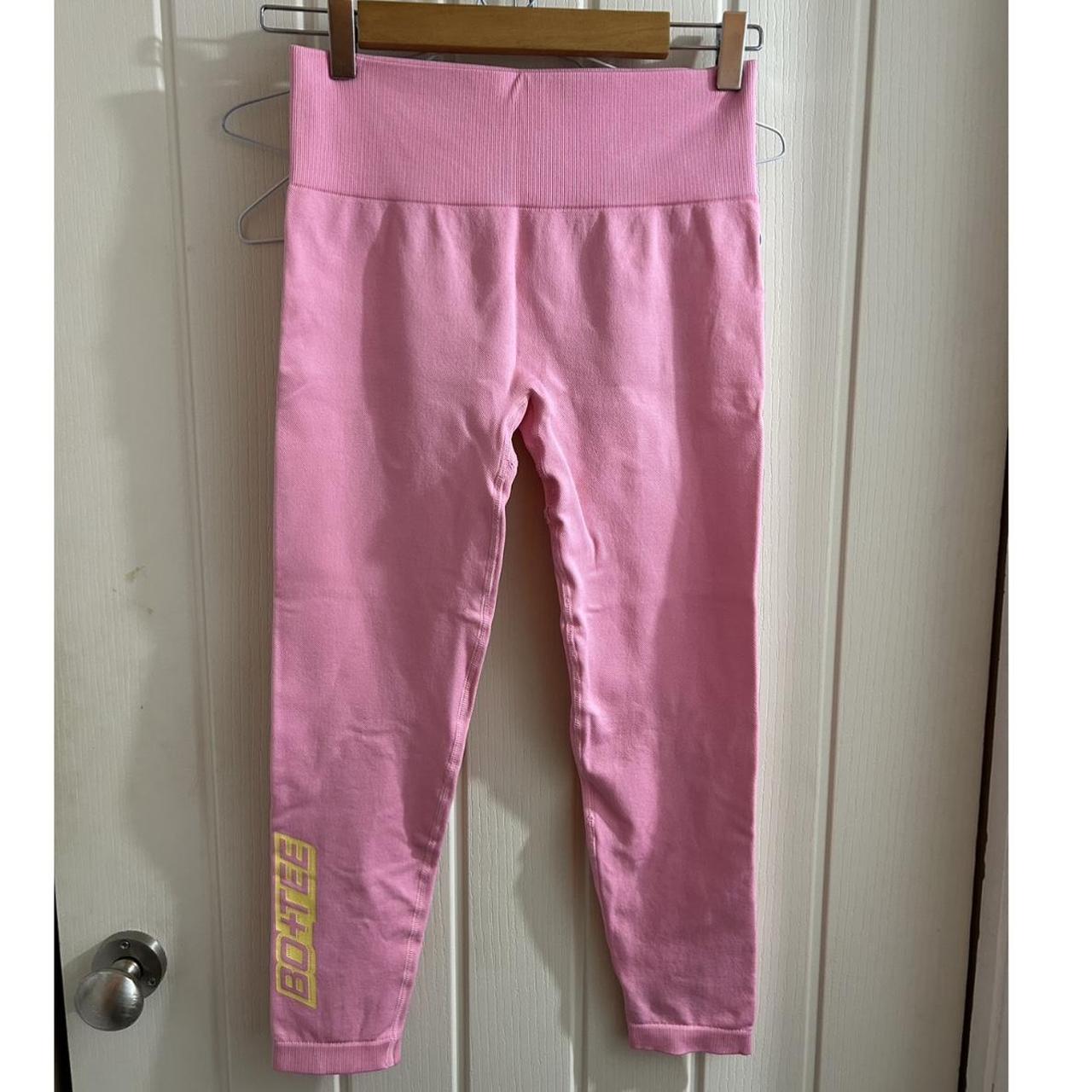 Pink Bo+Tee leggings, never worn before as too small