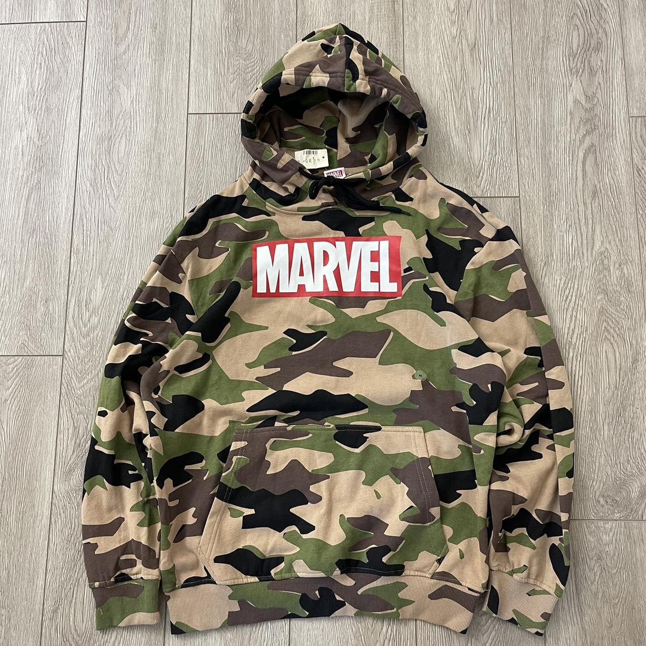 Marvel camo hoodie sale