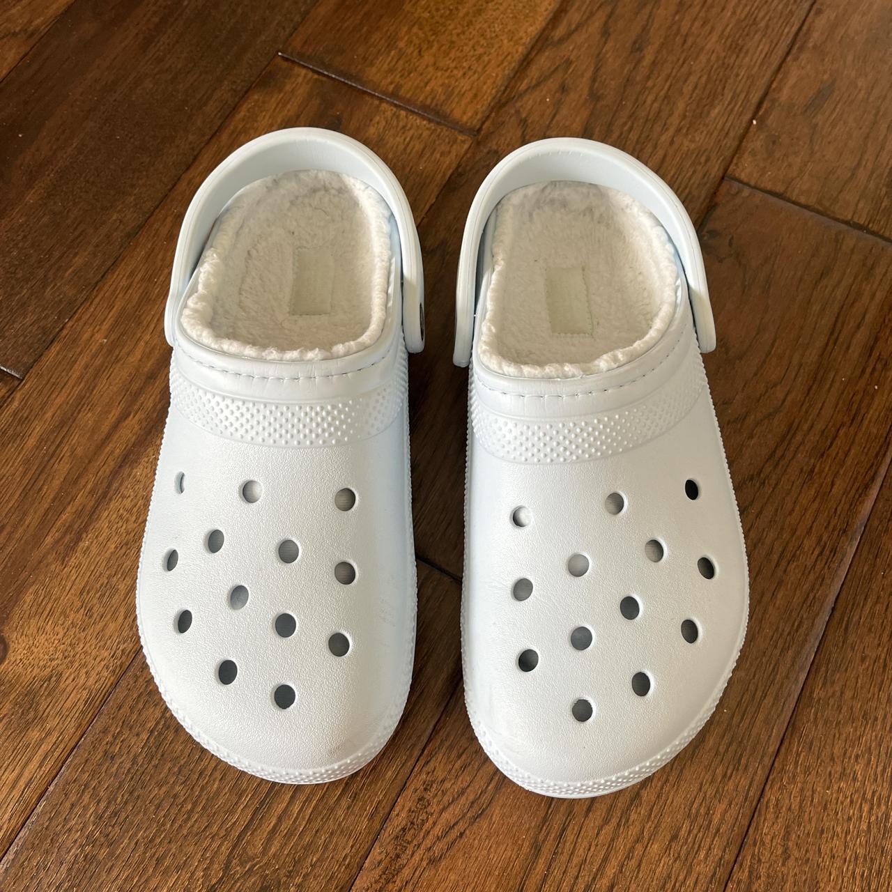 mens light blue crocs