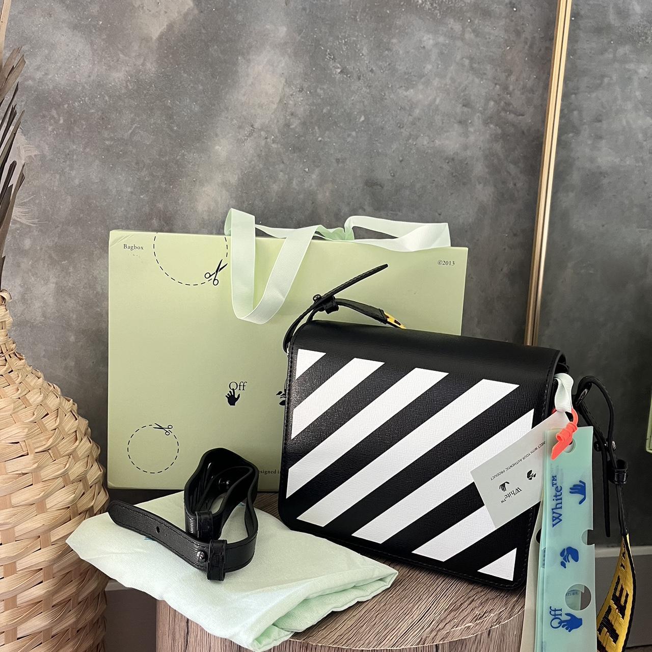 Off-White, Bags, Offwhite Blue Binder Clip Bag