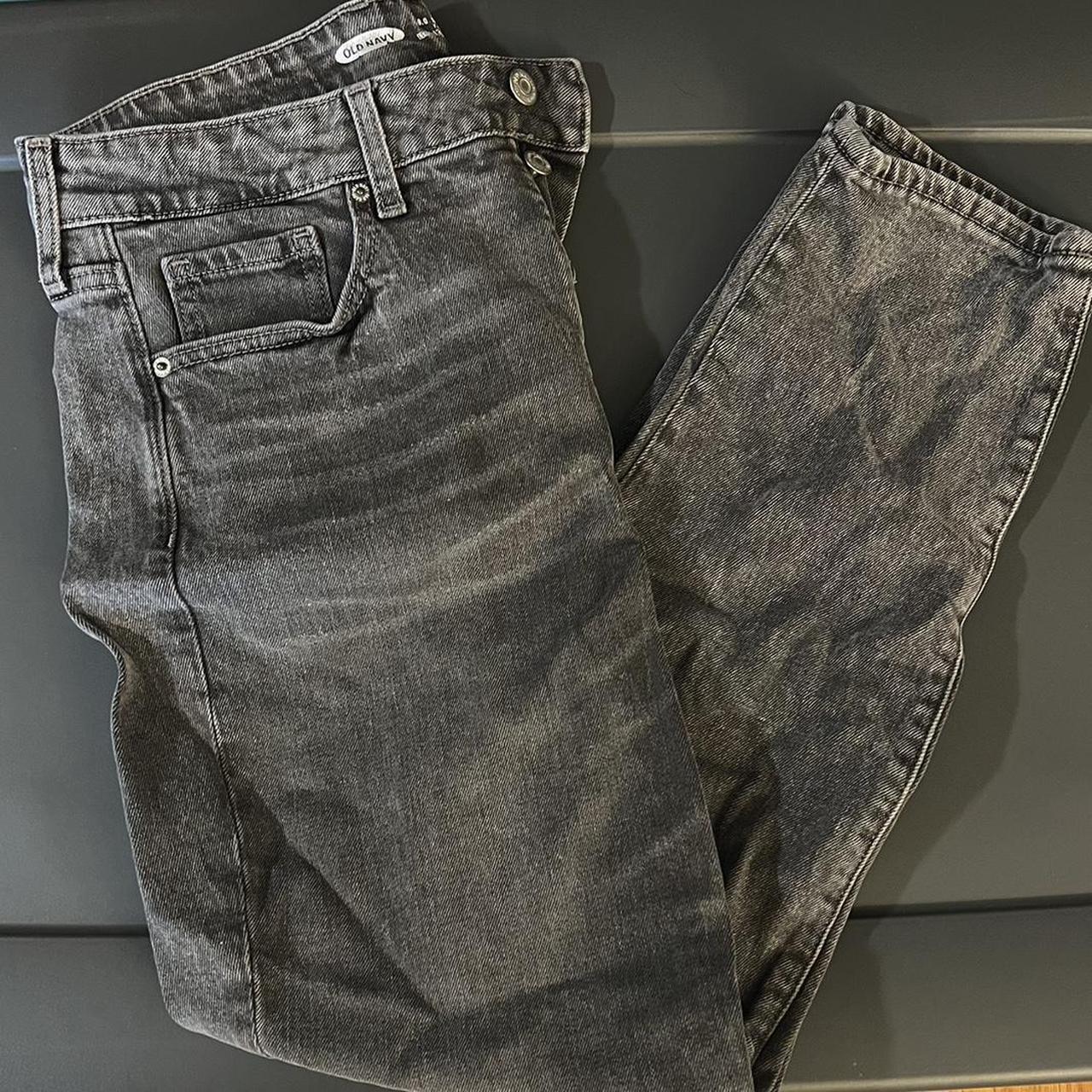 old-navy-size-10-of-straight-gray-jeans-jeans-depop