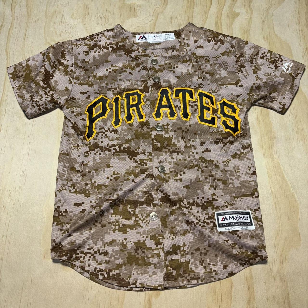 MLB Pittsburgh Pirates McCutchen 22 Camo Majestic. Depop