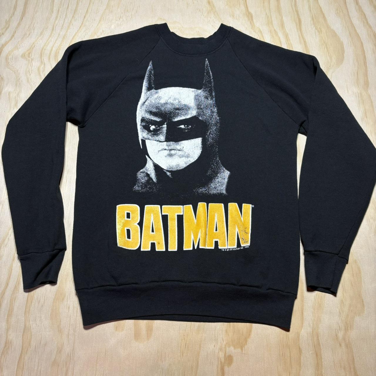 Vintage 80s Batman Sweatshirt Vintage 80s Batman Crewneck Vintage Batman Pullover Vintage popular Batman Jumper Size M