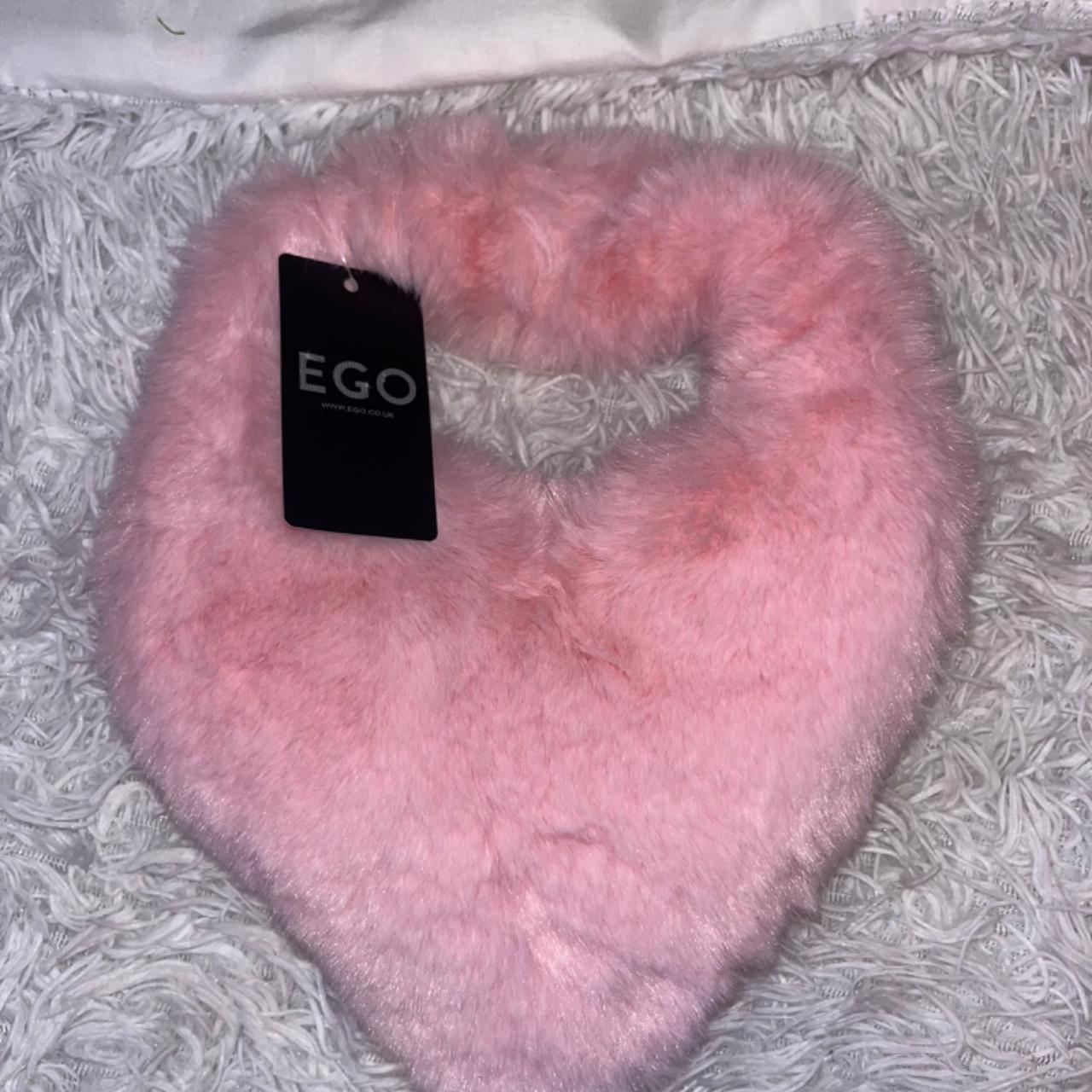 🎀 PINK FUR NWT Y2K PURSE BY EGO OFFICIAL... Depop