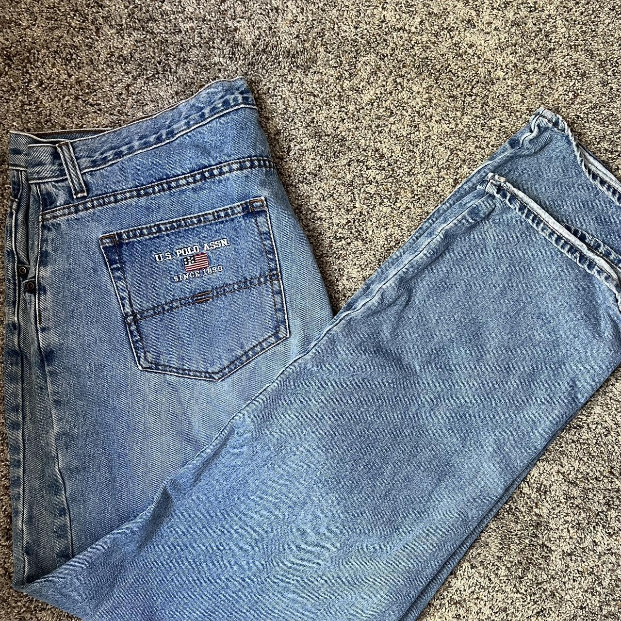 U.S Polo assn. denim blue jeans. No signs of wear at... - Depop