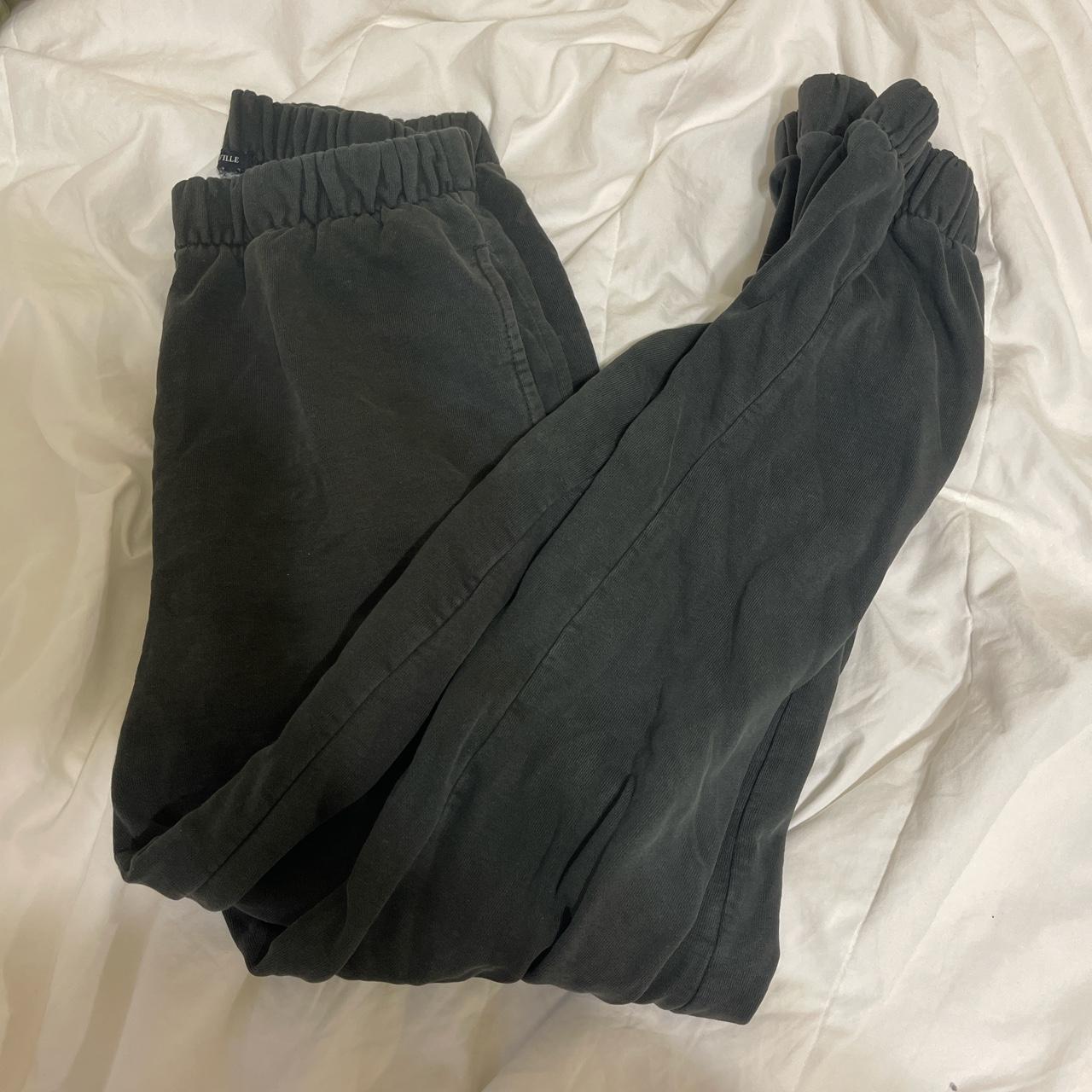 brandy melville black sweatpant one size Depop