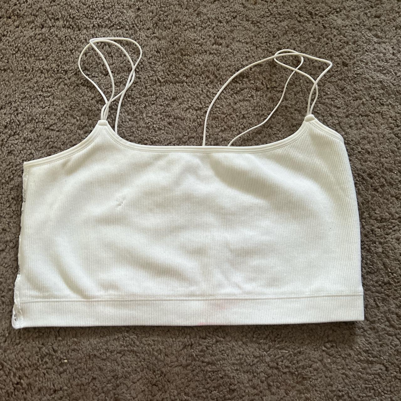 ♡ Gilly Hicks bralette crop top with lace back ♡ - Depop