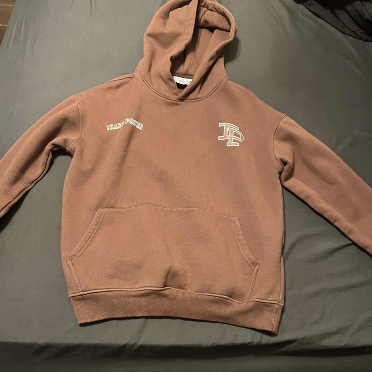 Brown Inaka Power Hoodie Small Brand New Depop