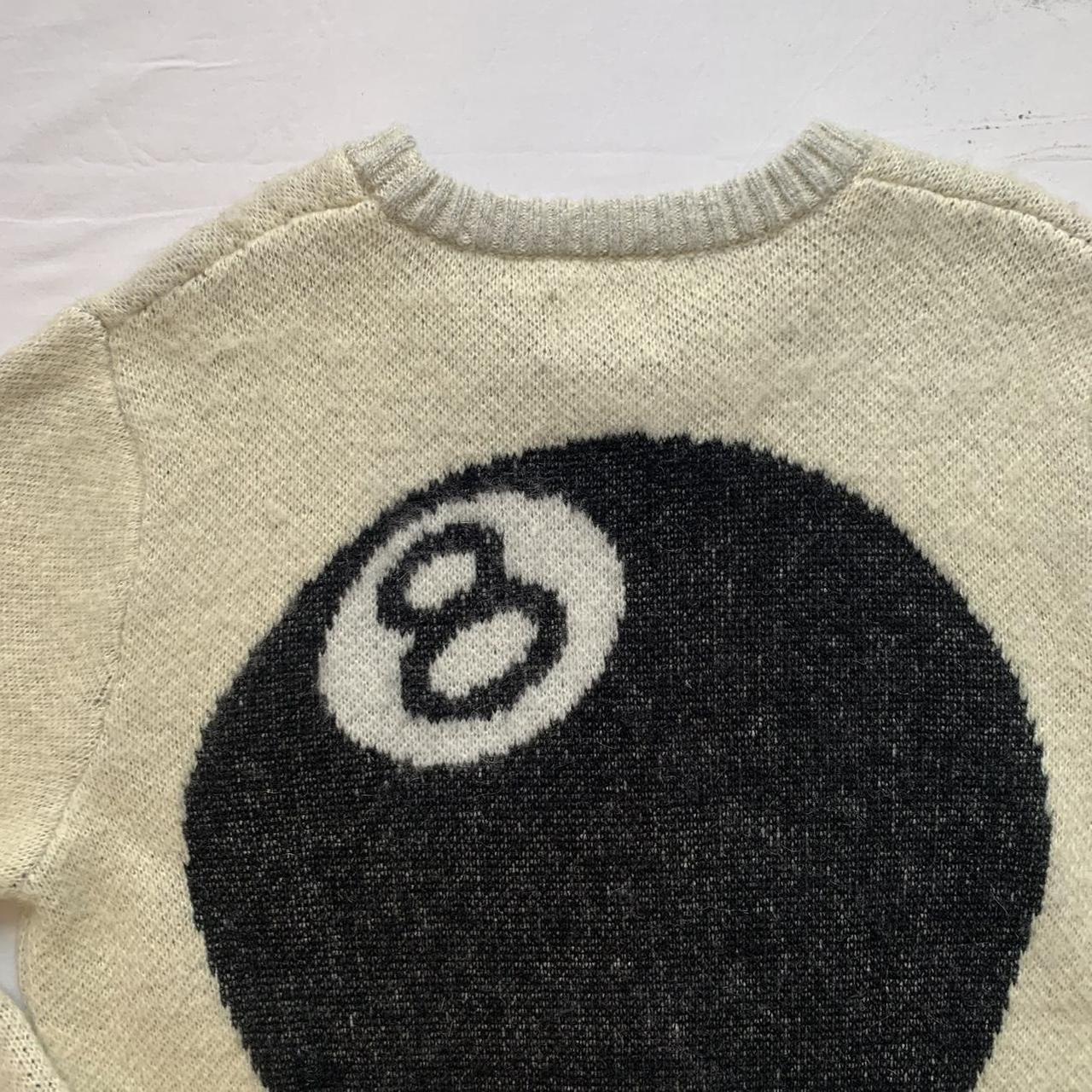 トップス STUSSY 8Ball Mohair Sweater 2939 Archive Vintage Stussy Knit 8 Ball Collectio Pullover Mohair