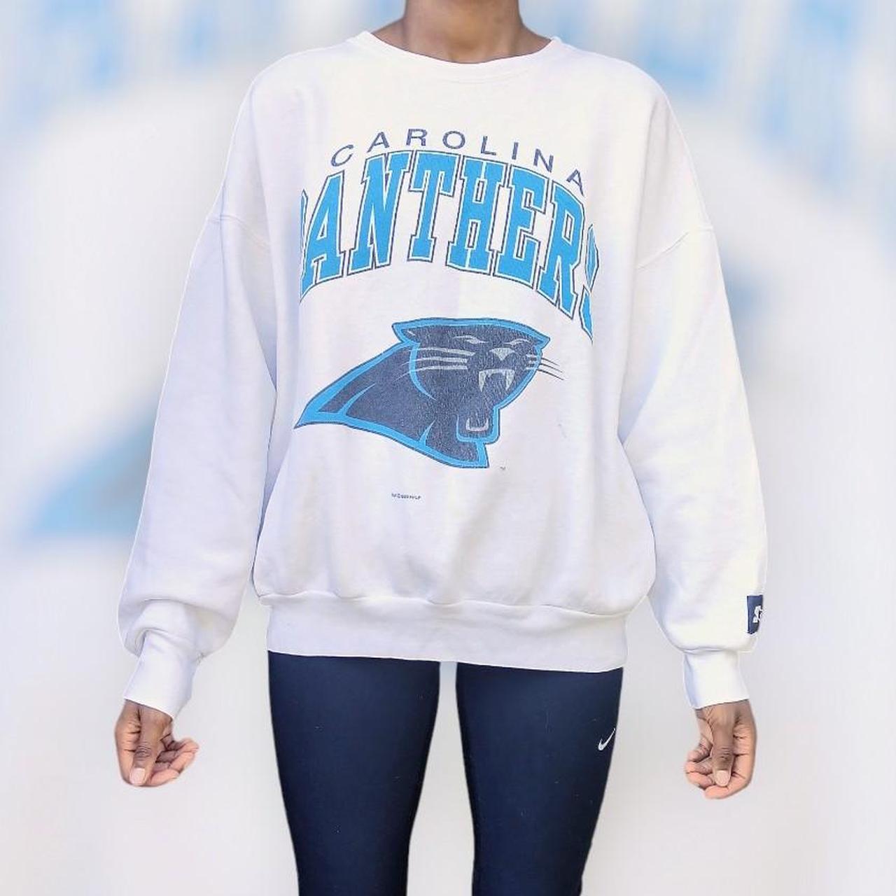 Vintage 1993 Carolina Panthers Logo 7 Crewneck - Depop