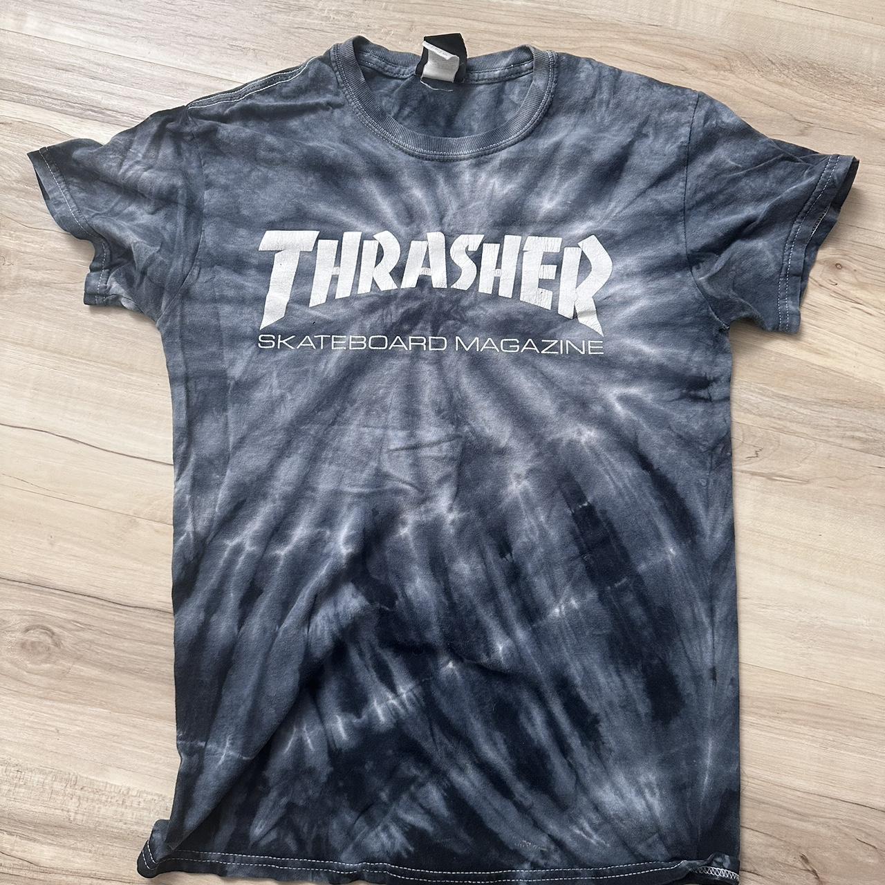 thrasher shirt tie dye