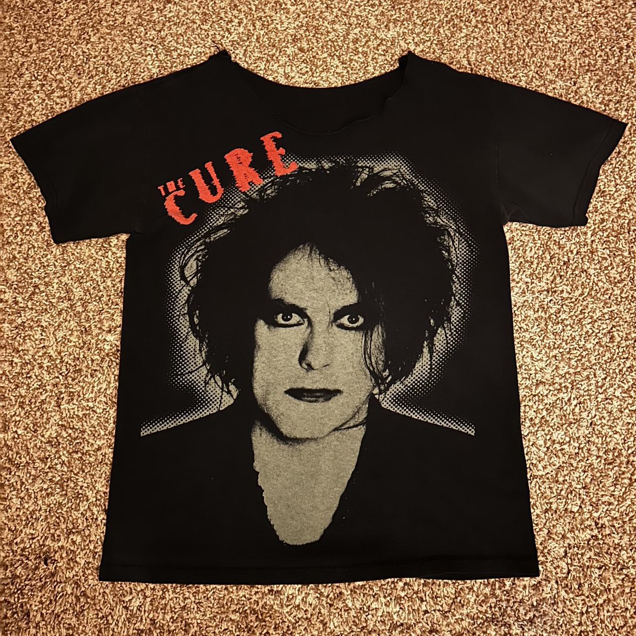 Cropped Neck “The Cure” T-shirt (Medium) #punk #rock... - Depop