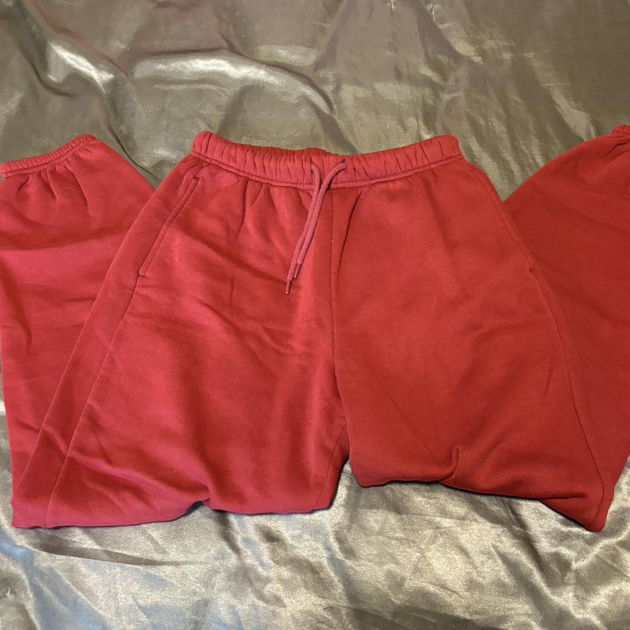 old navy red sweatpants