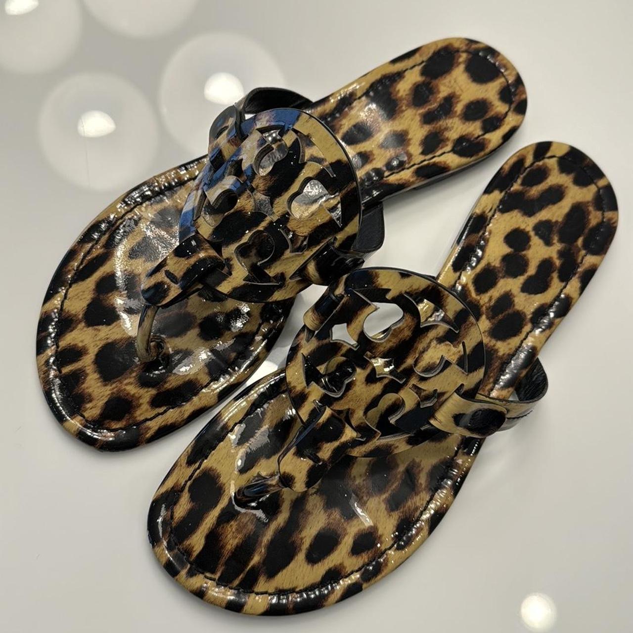 Tory copious burch miller sandals leopard