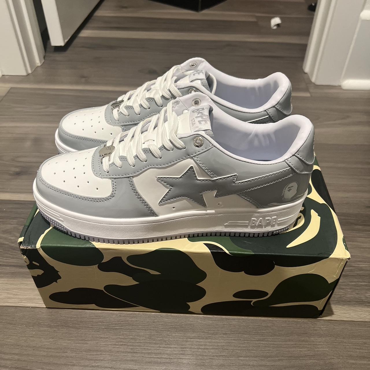 Grey Bapestas Brand New Has dust bag and box Dm for... - Depop