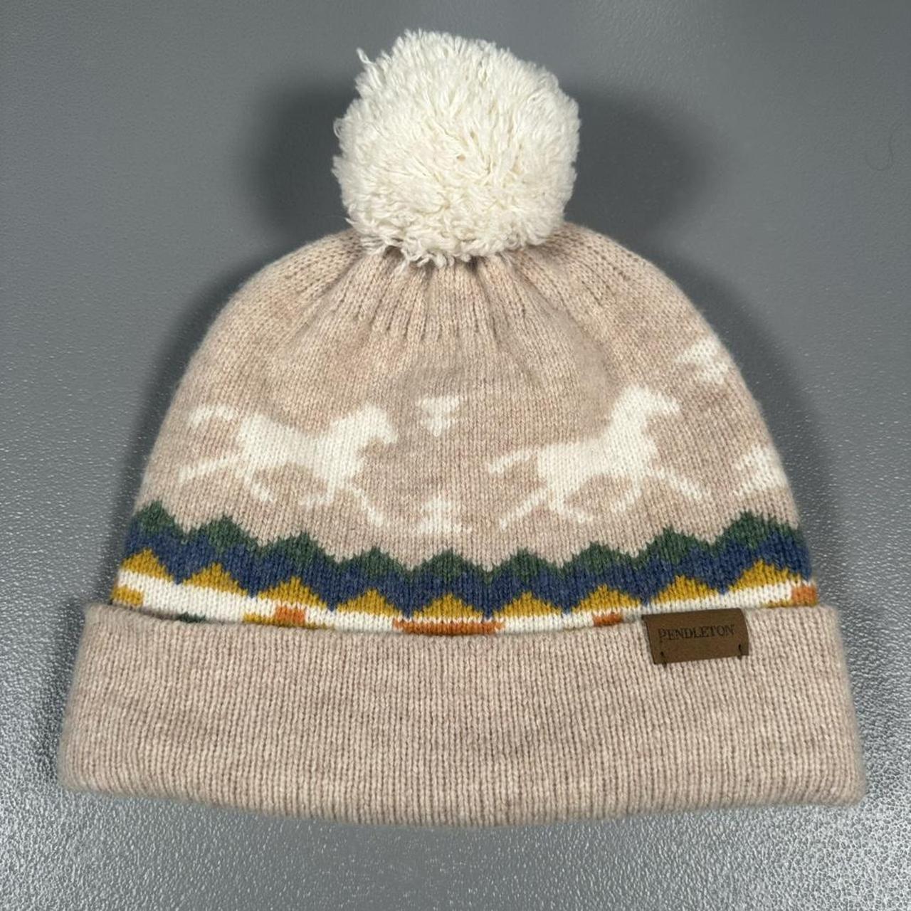 Pendleton Women's Beanies - Cream/Multi – Pendlet… - image 3