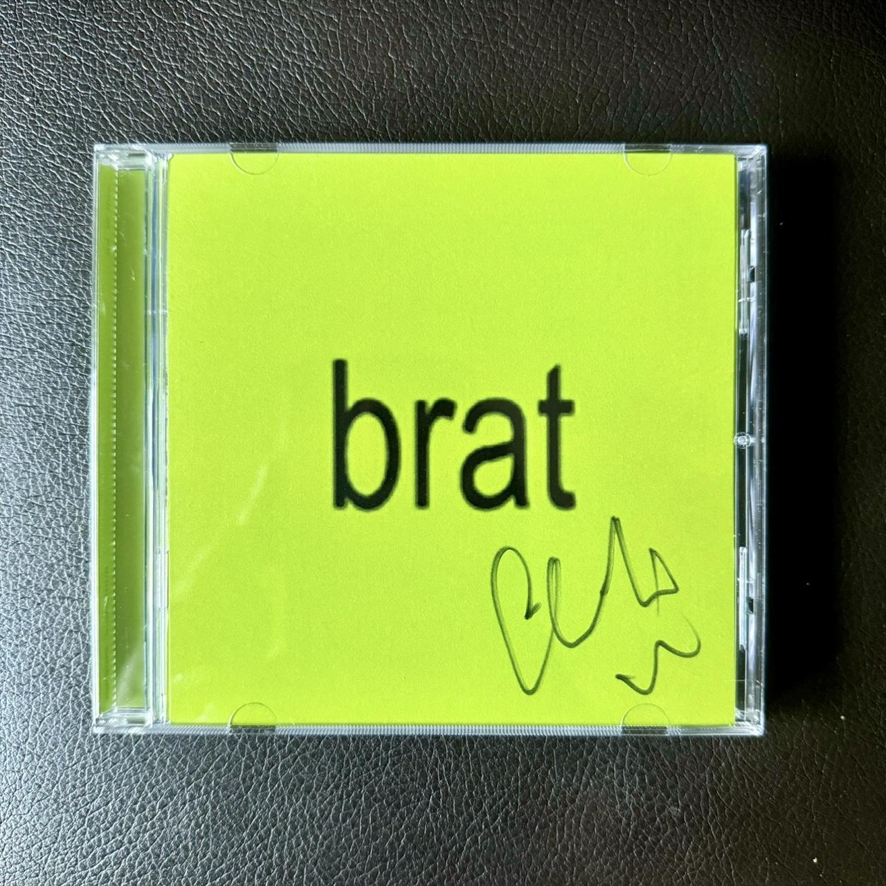 Charli XCX BRAT Signed CD Update: the cd on the | Depop
