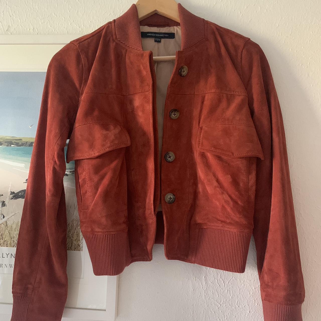 French connection outlet suede jacket