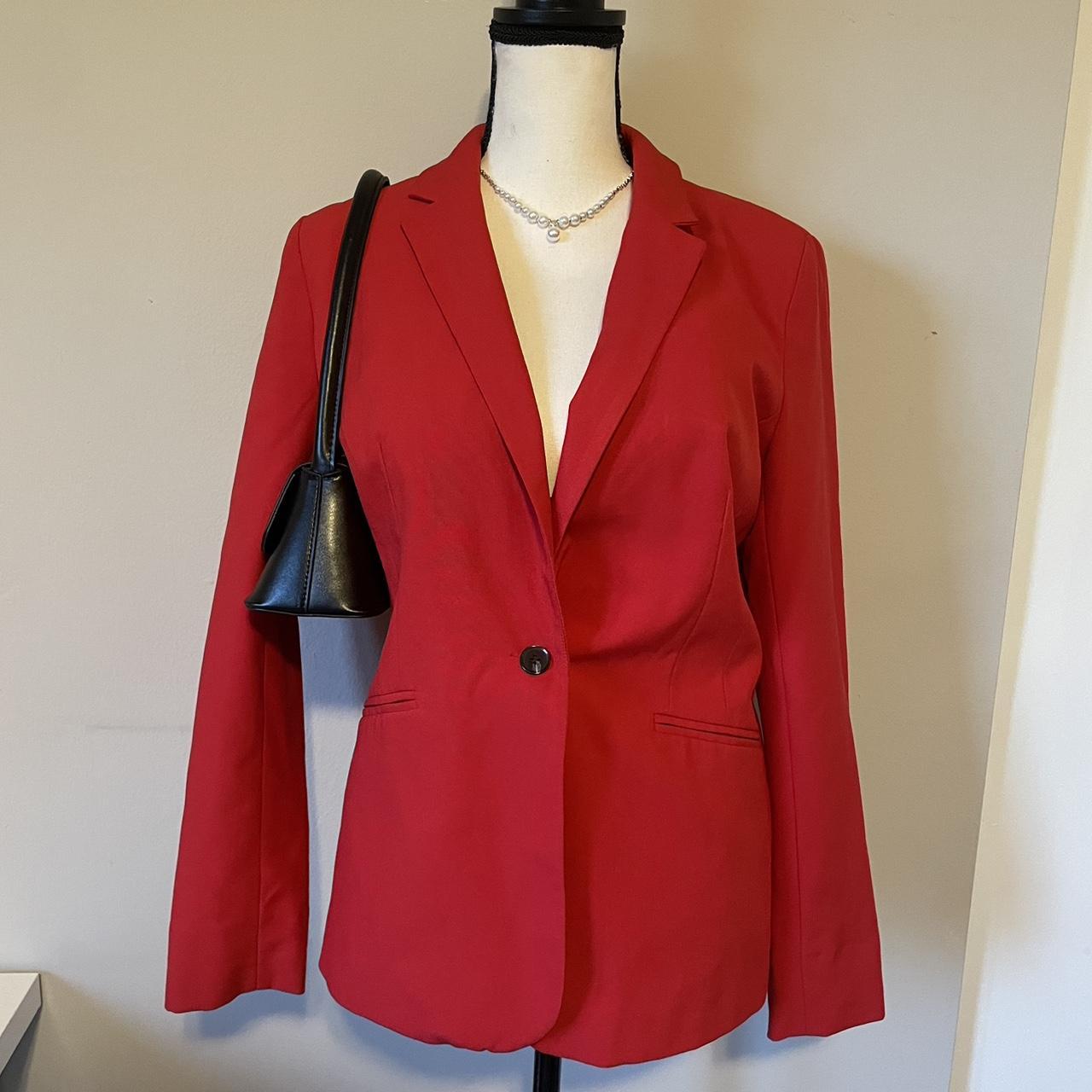 Primark shop red blazer