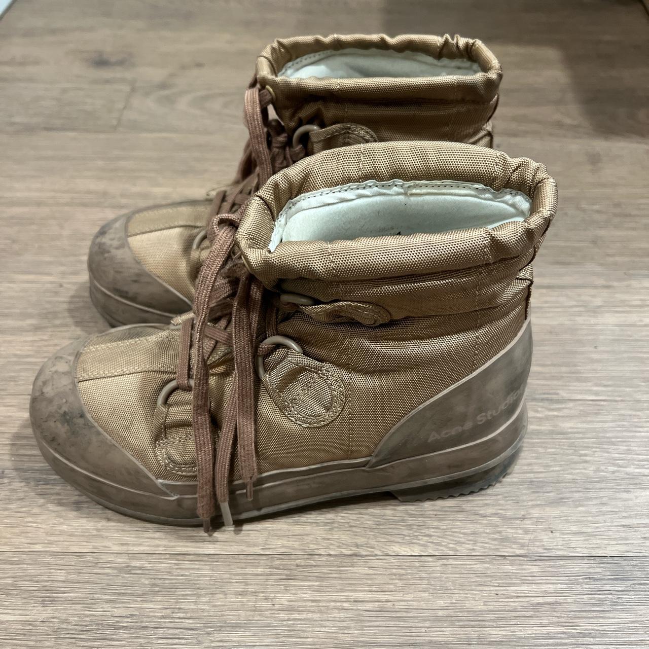 Acne Studios Military Boots Brown size 37