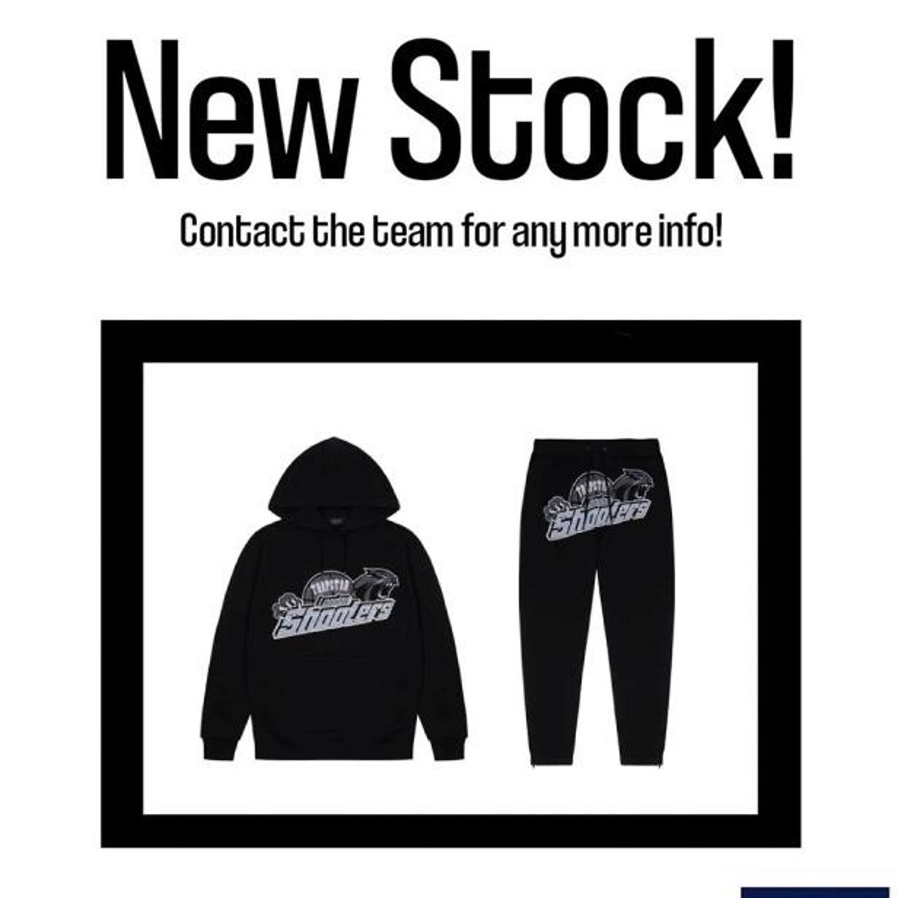 Trapstar Shooter Tracksuit black and blue. Brand new!! Depop