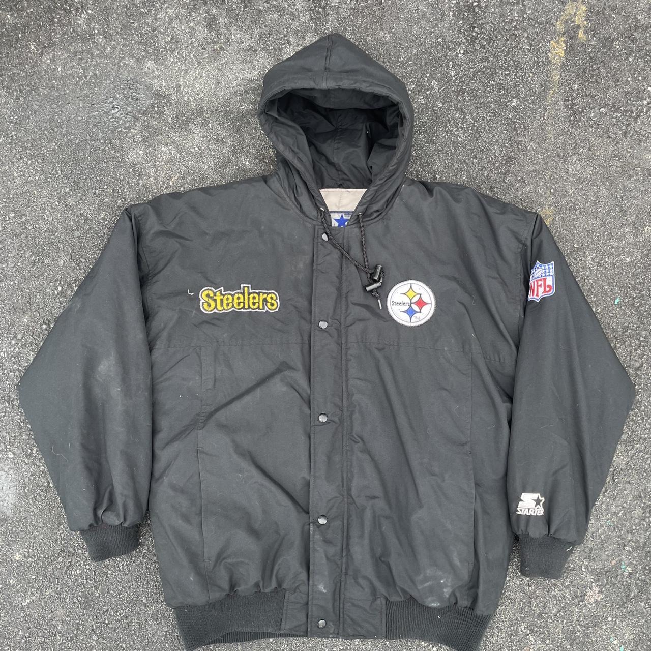 Starter Men's Puffer Jacket - Black - L – Vintage… - image 1