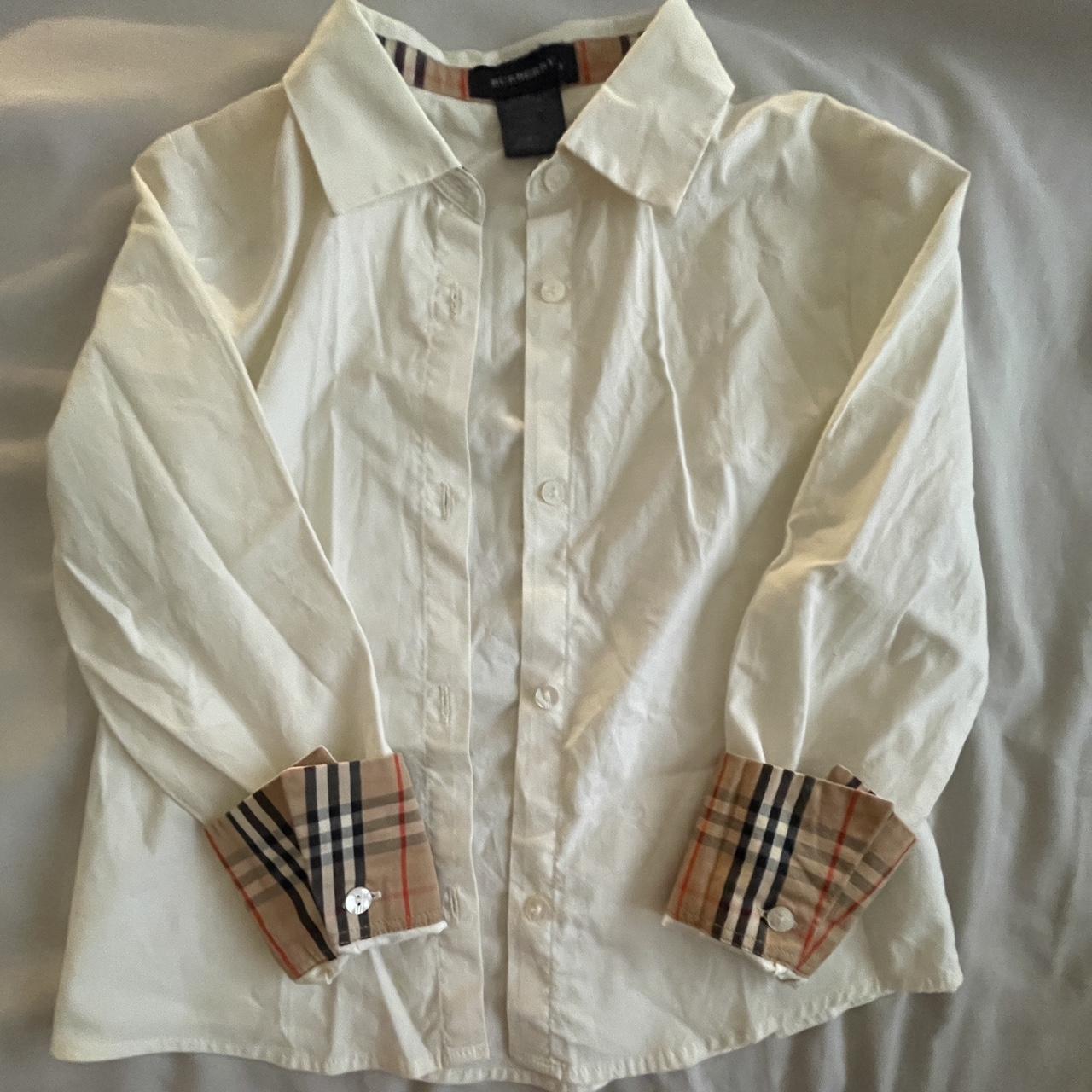 Burberry kids shirt size online 6