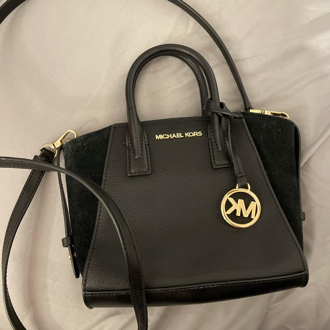 michael kors black crossbody bag