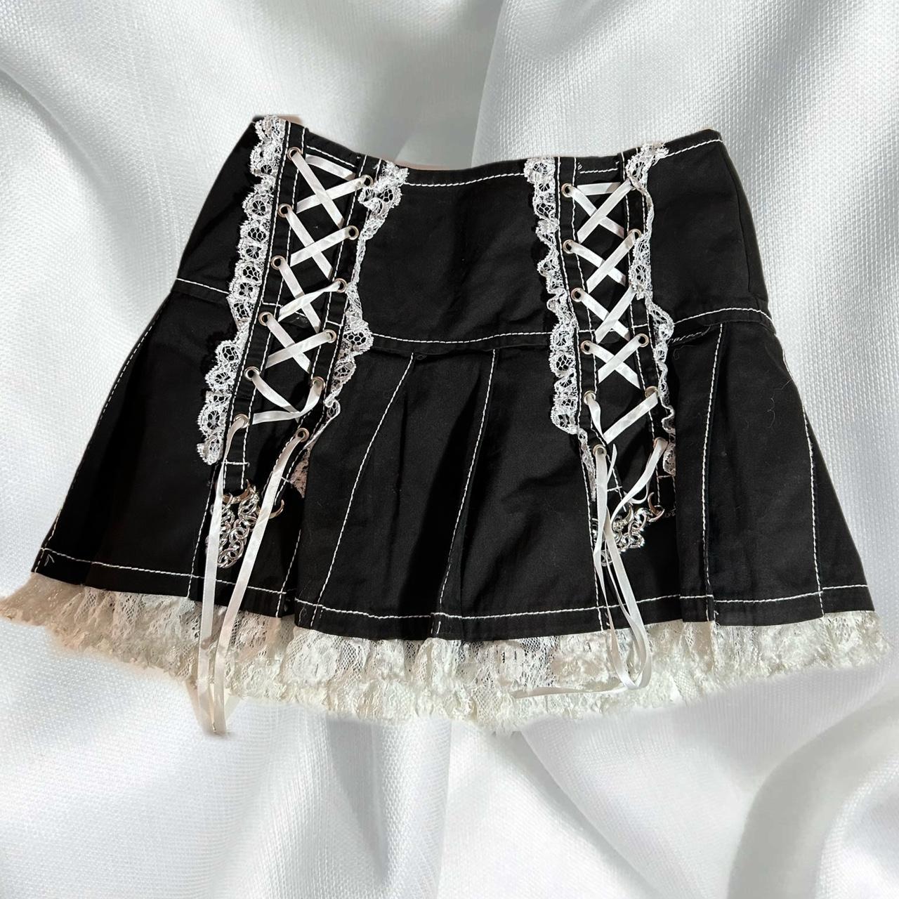 Tripp NYC gothic lace miniskirt Size Xs Worn... - Depop