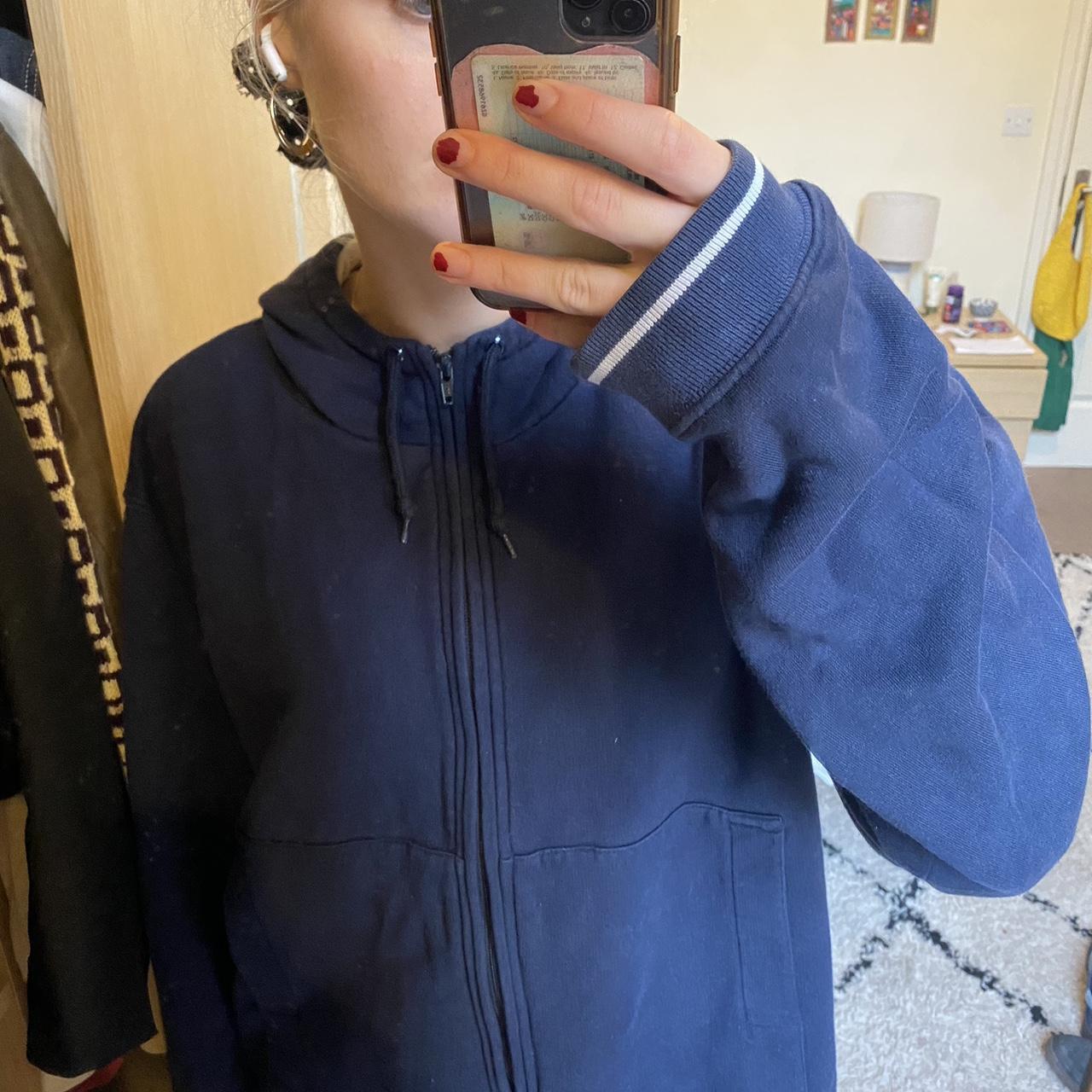 oversized nike zip up