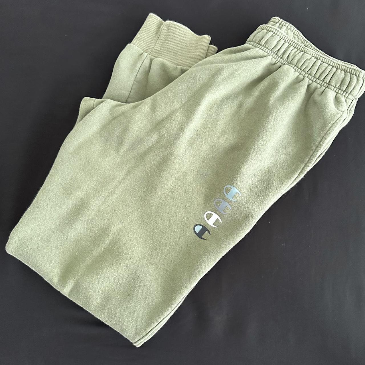 Olive green champion sales sweatpants