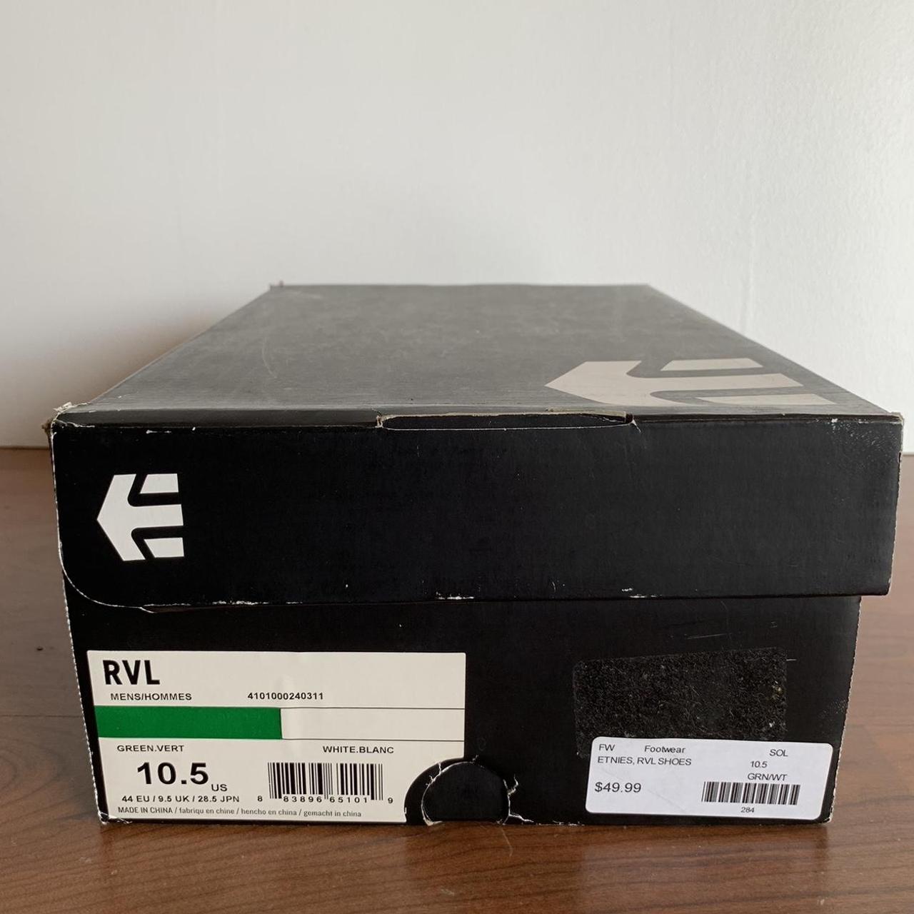 VINTAGE in Box Etnies RVL Size 10.5 M Green white