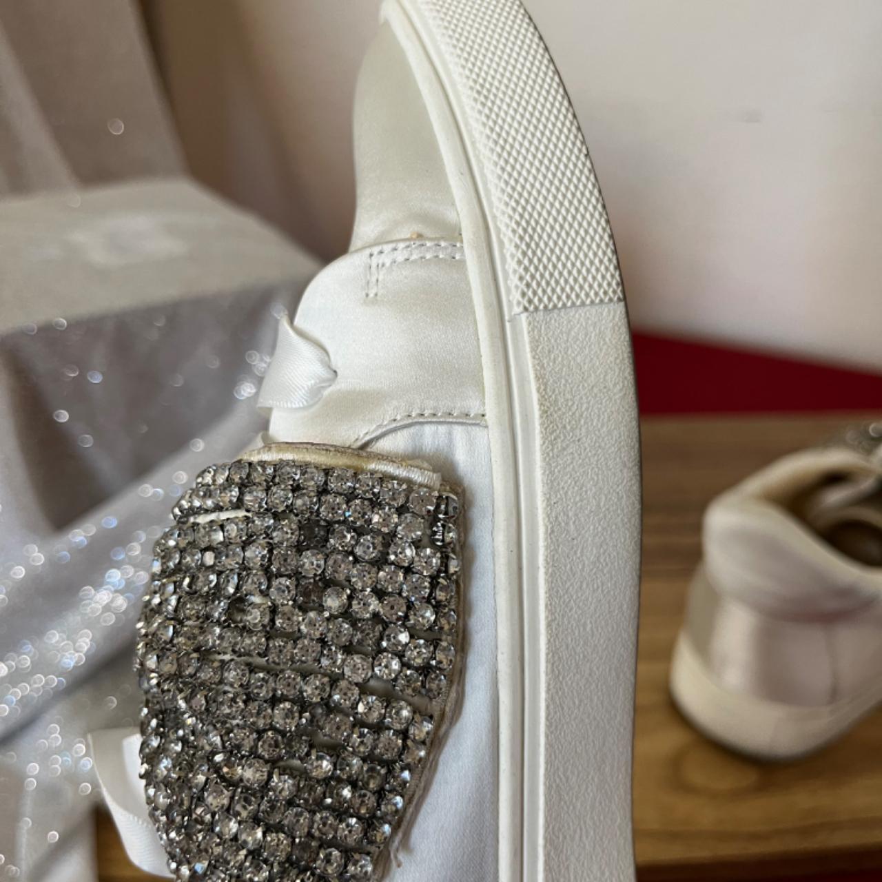 Betsey Johnson Maxi Ivory Sneaker with Depop