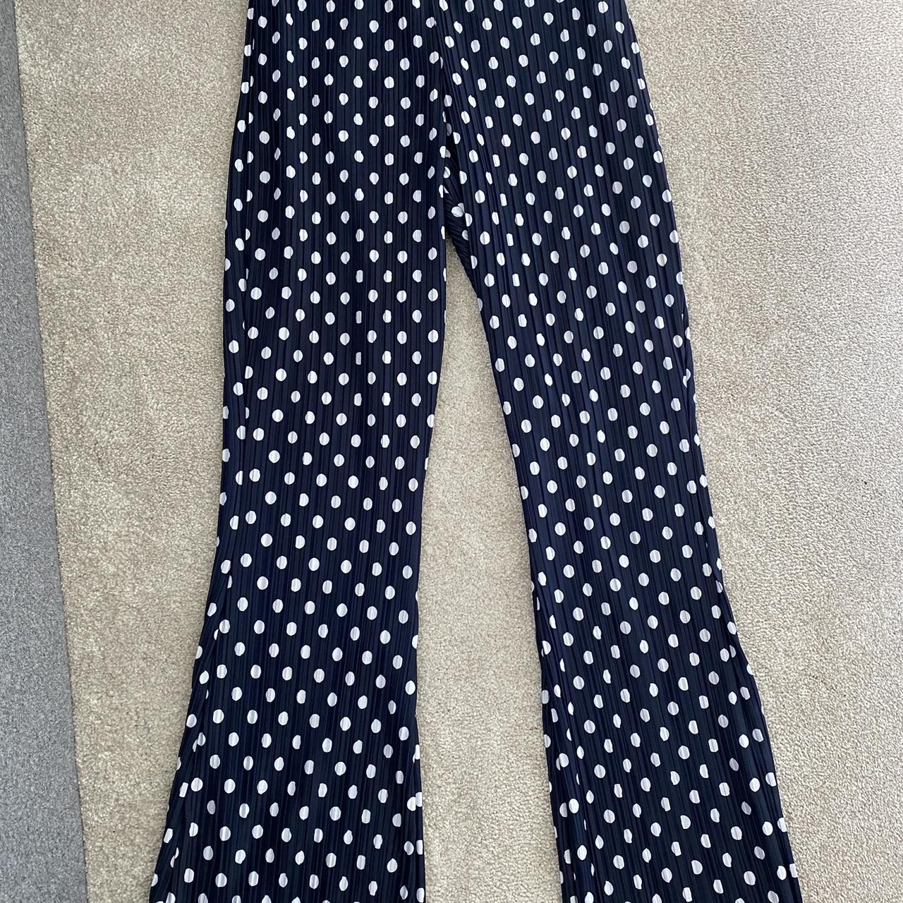 Pajama Pants River Island Polka Dot Pjs Girls Black Satin Bow