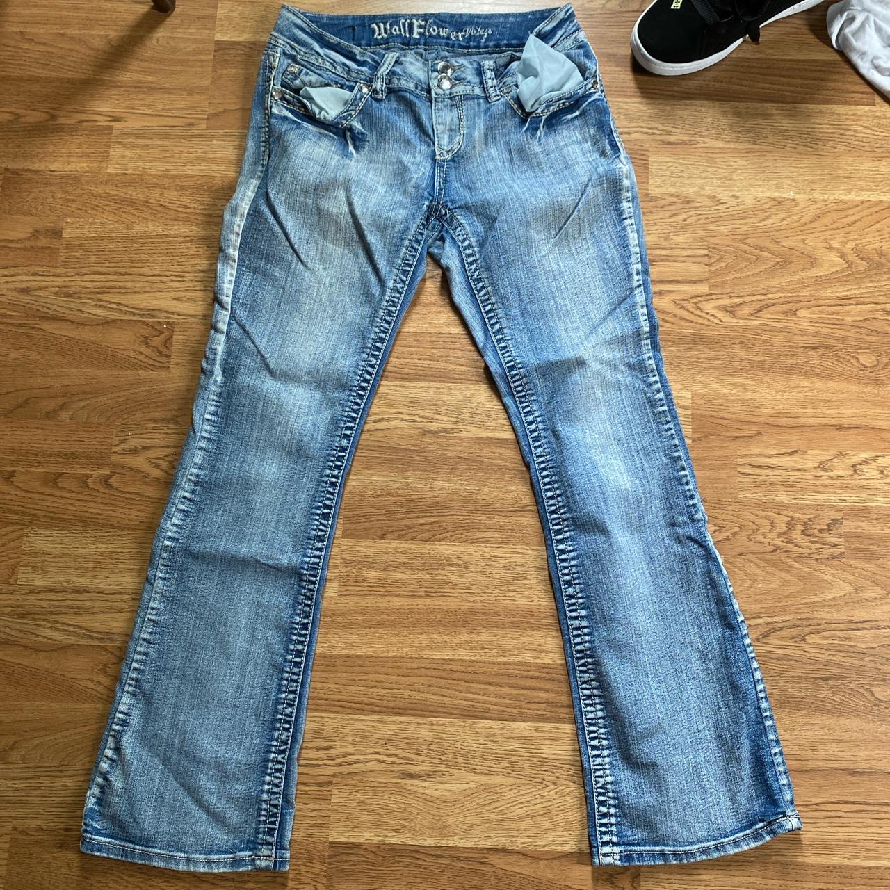 super cute wallflower vintage jeans! worn a couple... - Depop