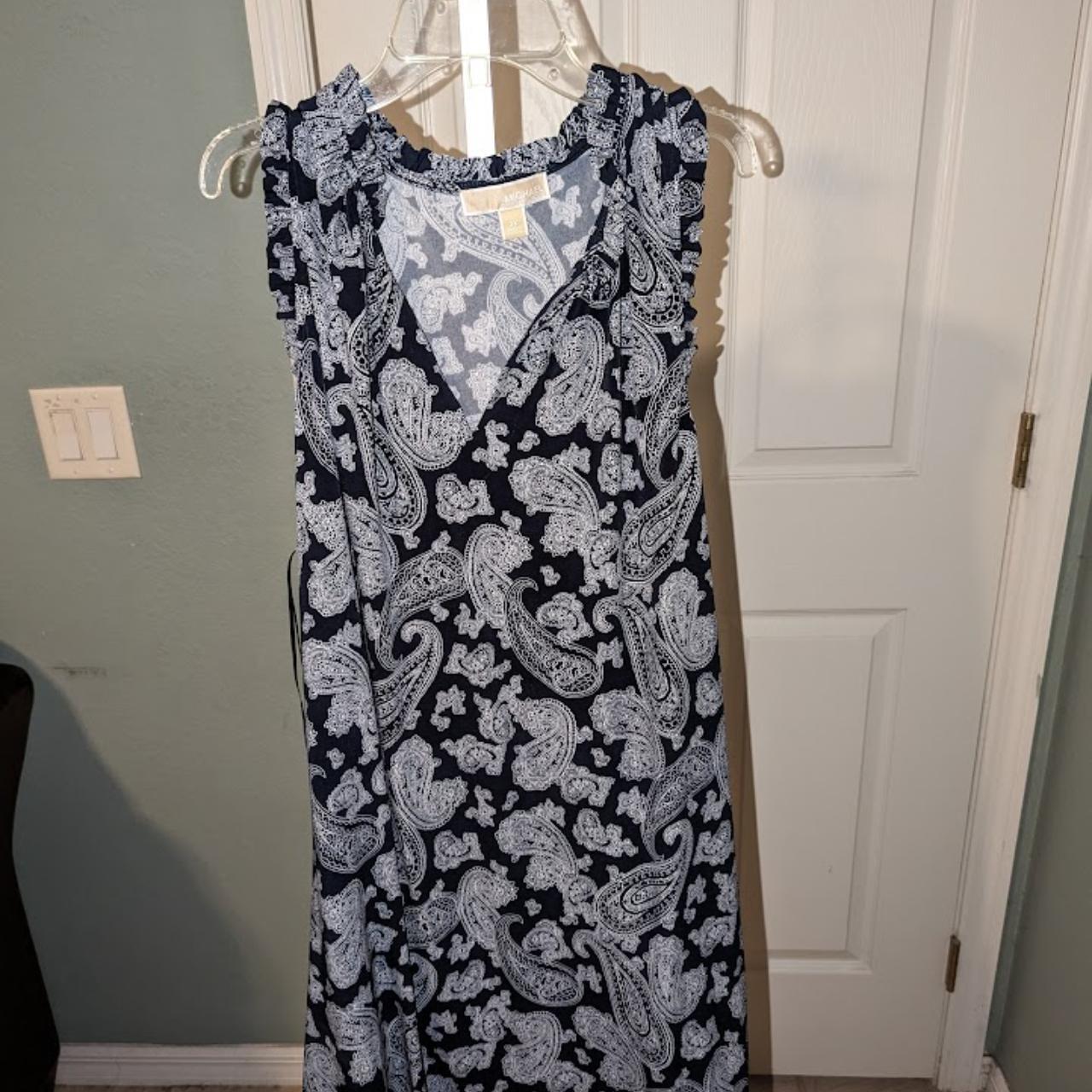 Michael kors new navy dress cheap