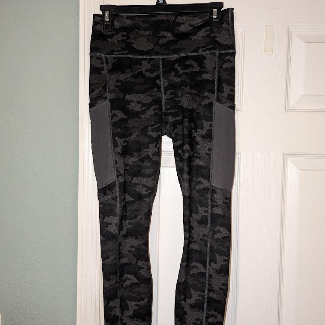 Fabletics Powerhold full length black leggings with - Depop
