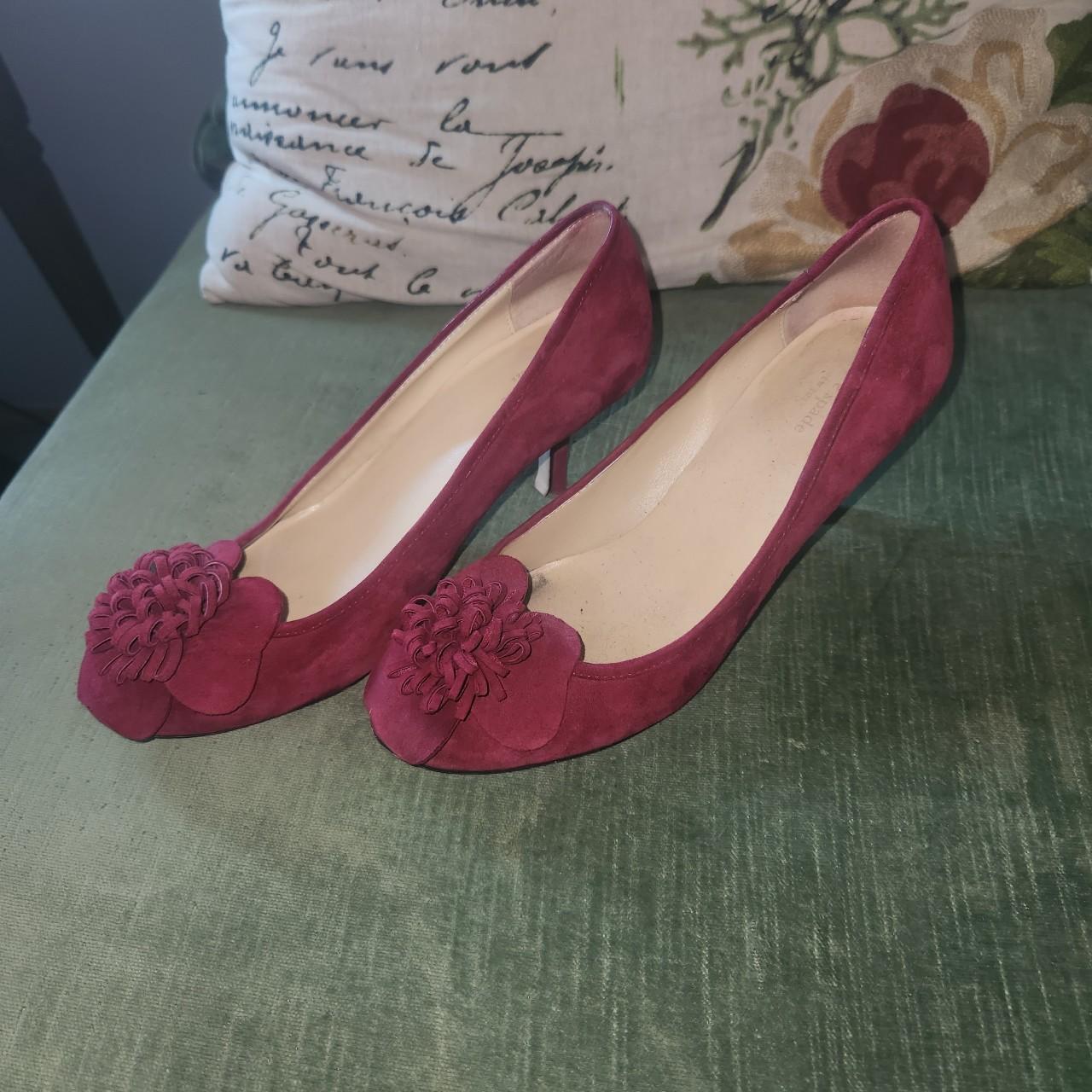 Kate spade deals burgundy shoes