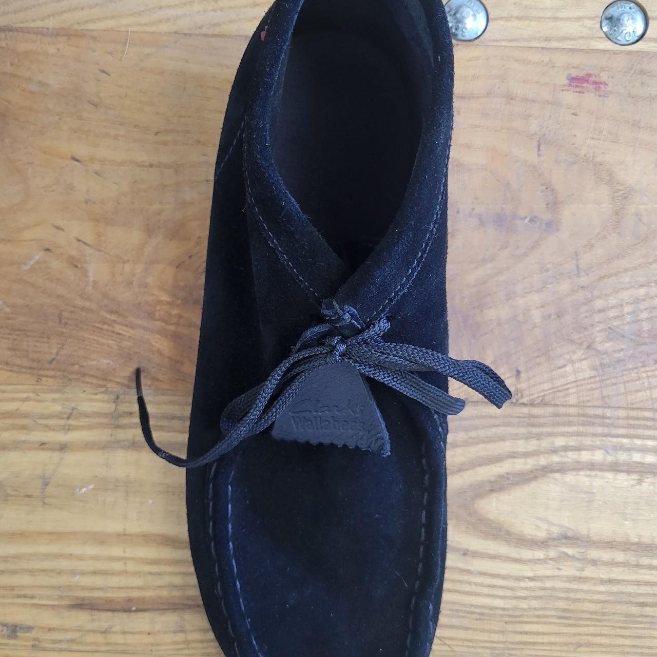 clarks wallabees sale black
