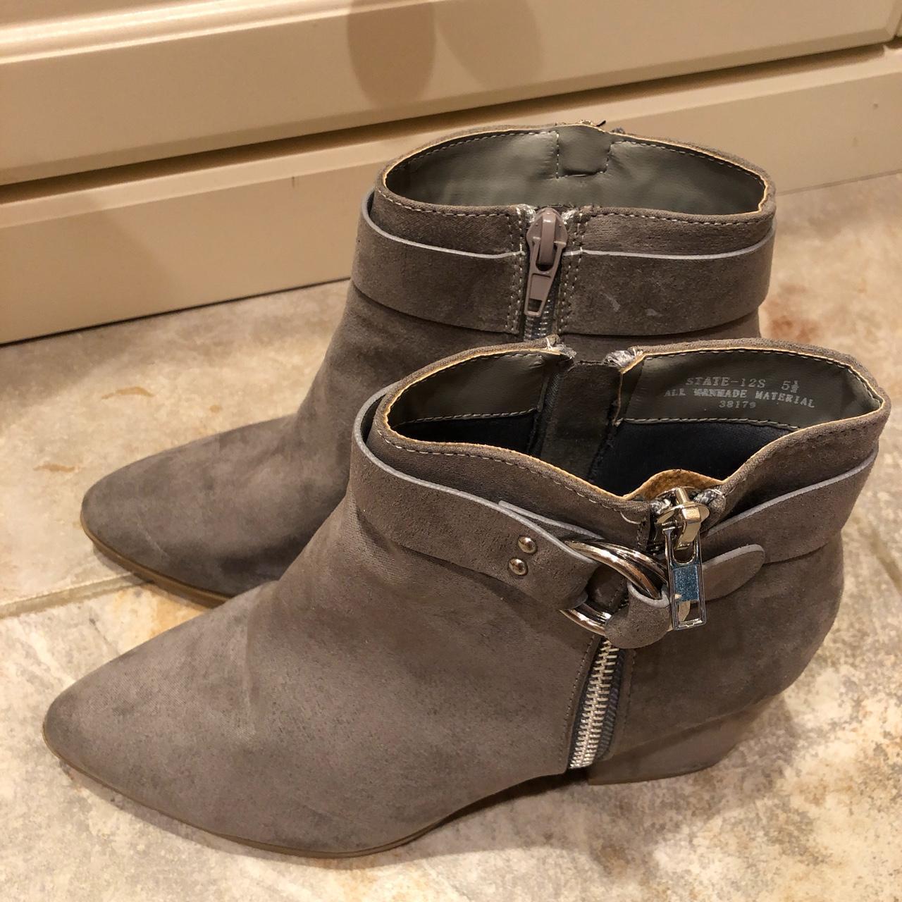 Bamboo suede best sale ankle boots