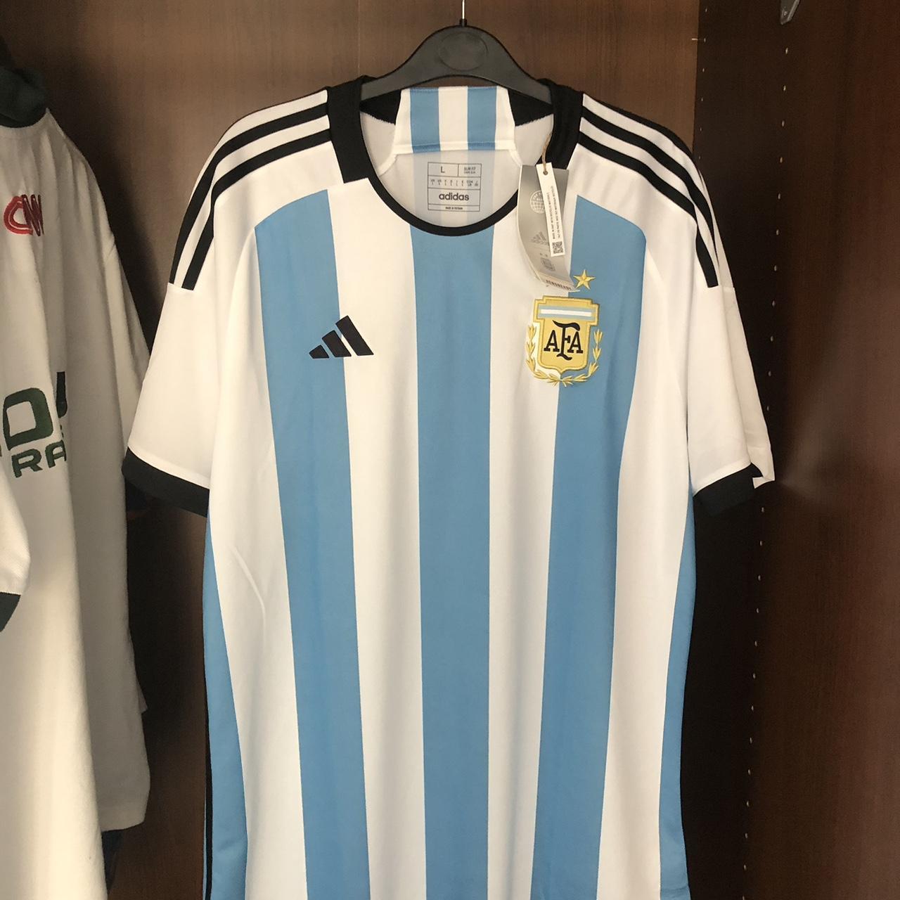 Argentina World Cup 2022 jersey, from Adidas store... - Depop