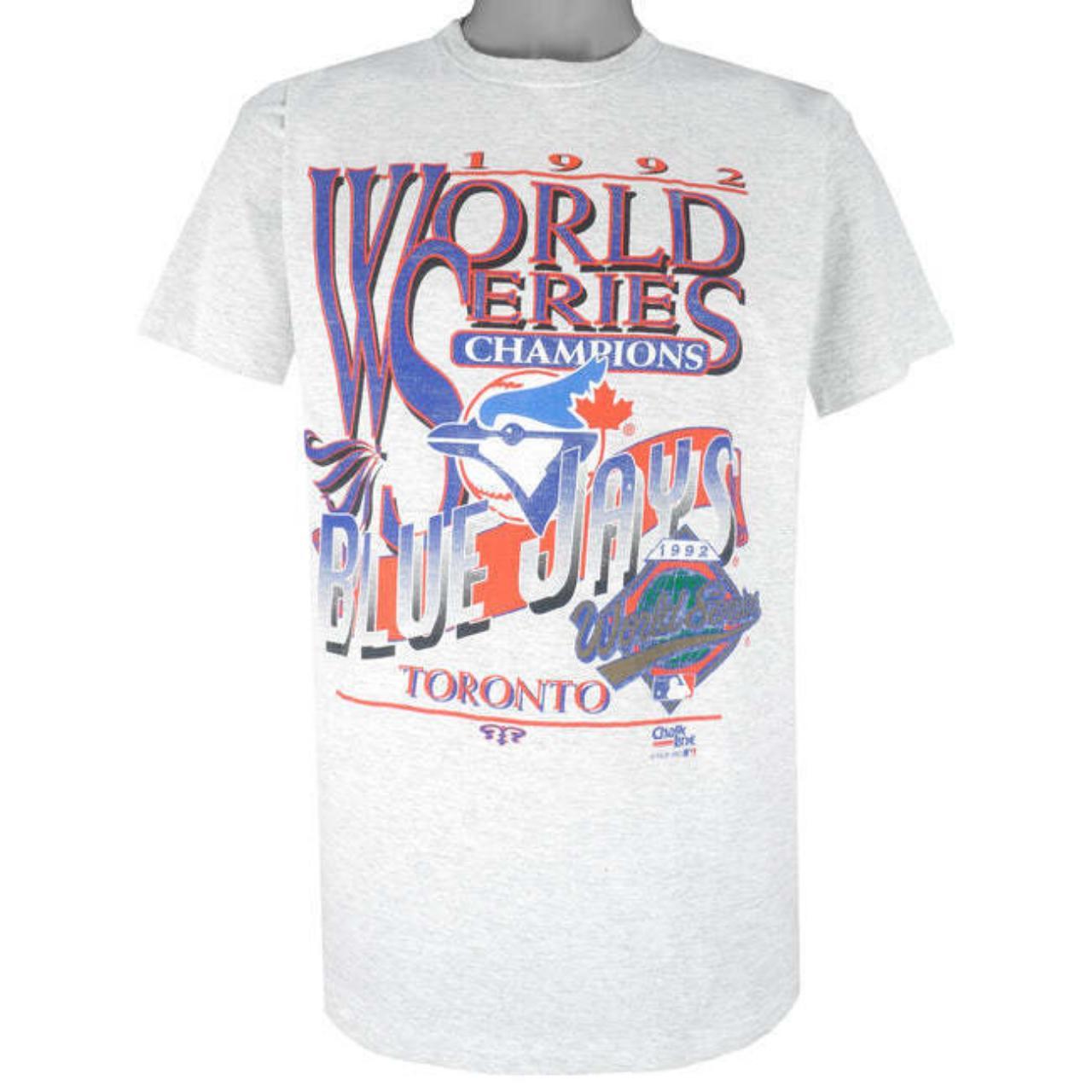 Vintage 1992 Toronto Blue Jays World Series Champs - Depop